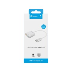 "Sandberg USB-C to Sound Link - Superior Audio Conversion | Model 136-26"